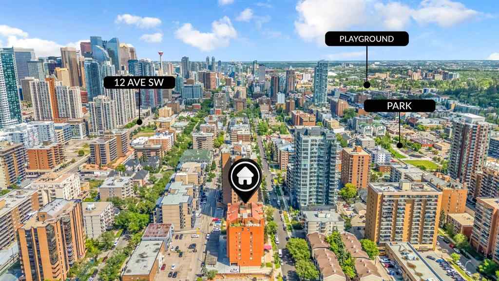 MLS® A2242043 - Unit ##505 1334 14 Avenue SW in Beltline Calgary, Residential