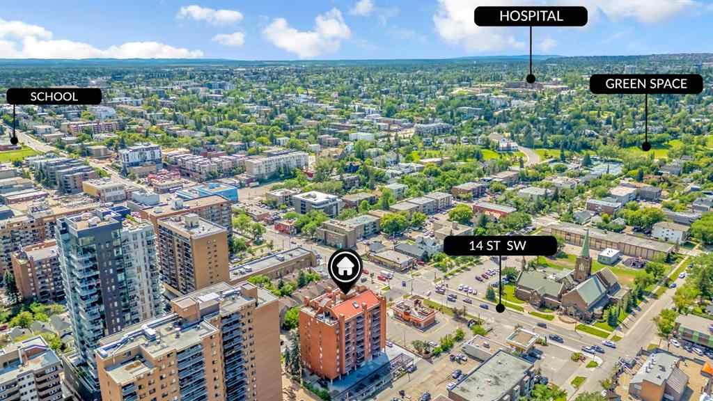 MLS® A2242043 - Unit ##505 1334 14 Avenue SW in Beltline Calgary, Residential