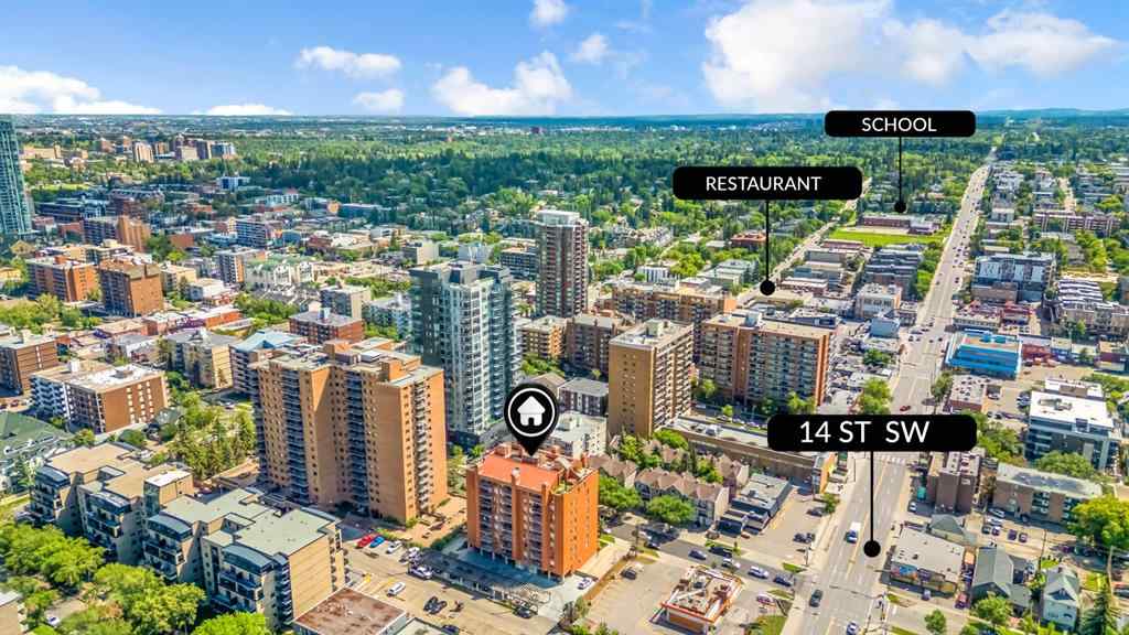MLS® A2242043 - Unit ##505 1334 14 Avenue SW in Beltline Calgary, Residential