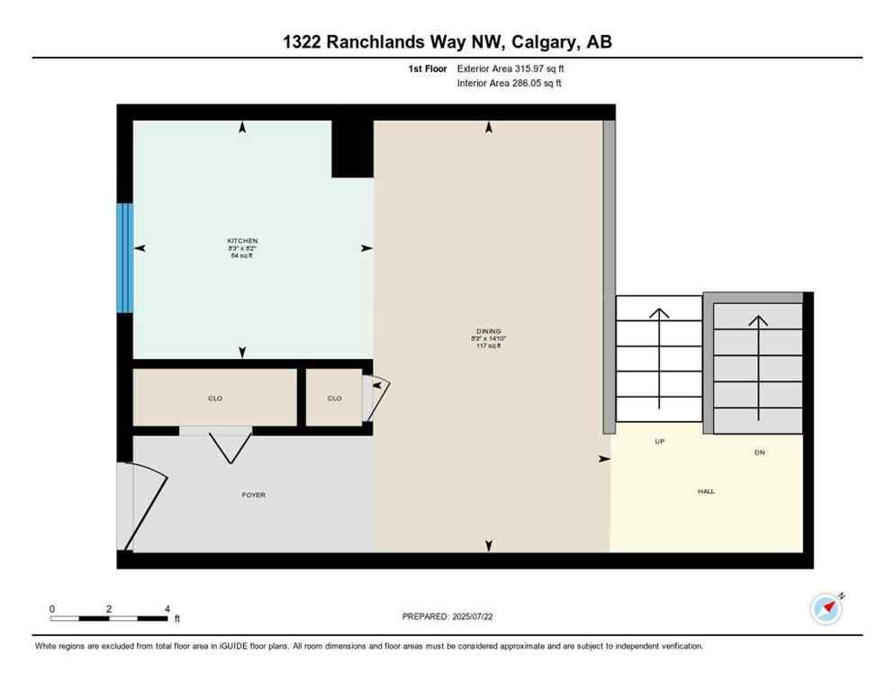 MLS® A2242115 - 1322 Ranchlands Way NW in Ranchlands Calgary, Residential