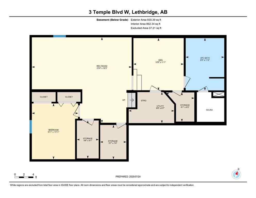 MLS® A2242130 - 3 Temple Boulevard W in Varsity Village Lethbridge, Residential