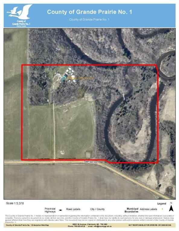 MLS® A2242237 - 105062 Township RD 725   in NONE Rural Grande Prairie No. 1, County of, Residential