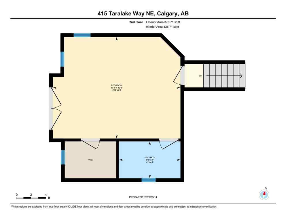 MLS® A2242246 - 415 Taralake Way NE in Taradale Calgary, Residential