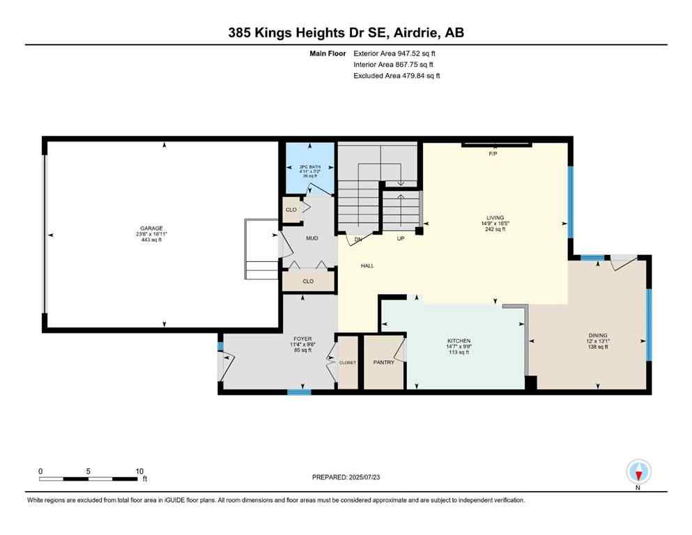 MLS® A2242522 - 385 Kings Heights Drive SE in Kings Heights Airdrie, Residential