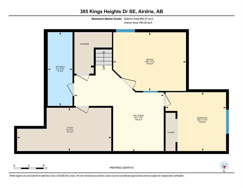 MLS® A2242522 - 385 Kings Heights Drive SE in Kings Heights Airdrie, Residential