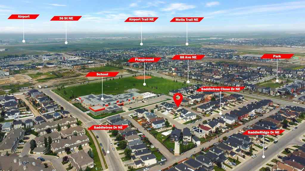 MLS® A2242599 - 16 Saddletree Close NE in Saddle Ridge Calgary, Residential