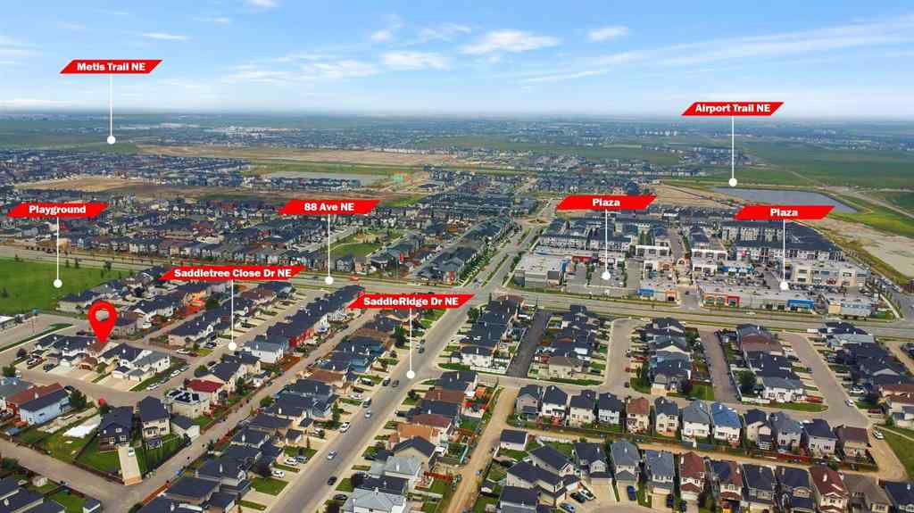 MLS® A2242599 - 16 Saddletree Close NE in Saddle Ridge Calgary, Residential