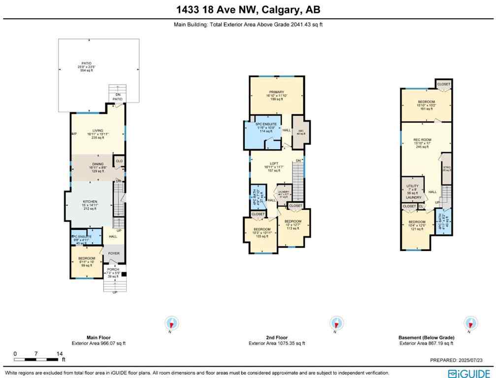 MLS® A2242628 - 1433 18 Avenue NW in Capitol Hill Calgary, Residential