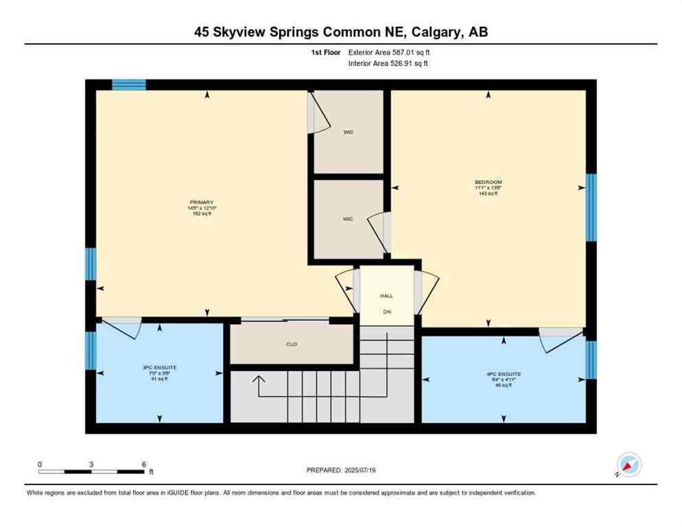 MLS® A2242670 - 45 Skyview Springs Common NE in Skyview Ranch Calgary, Residential
