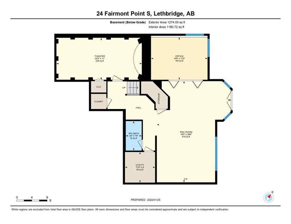 MLS® A2242698 - 24 Fairmont Point S in Fairmont Lethbridge, Residential