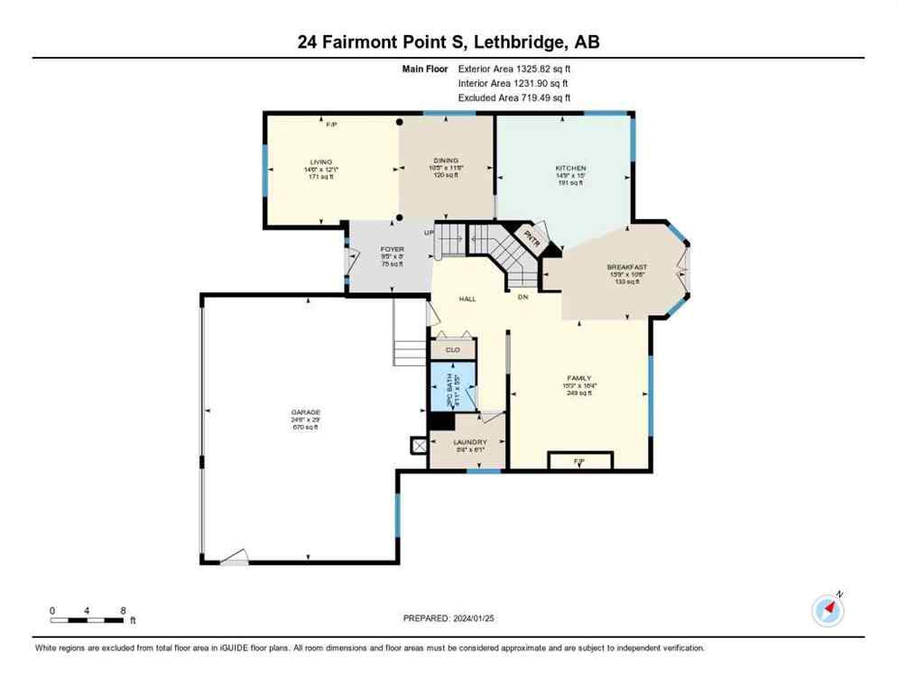 MLS® A2242698 - 24 Fairmont Point S in Fairmont Lethbridge, Residential