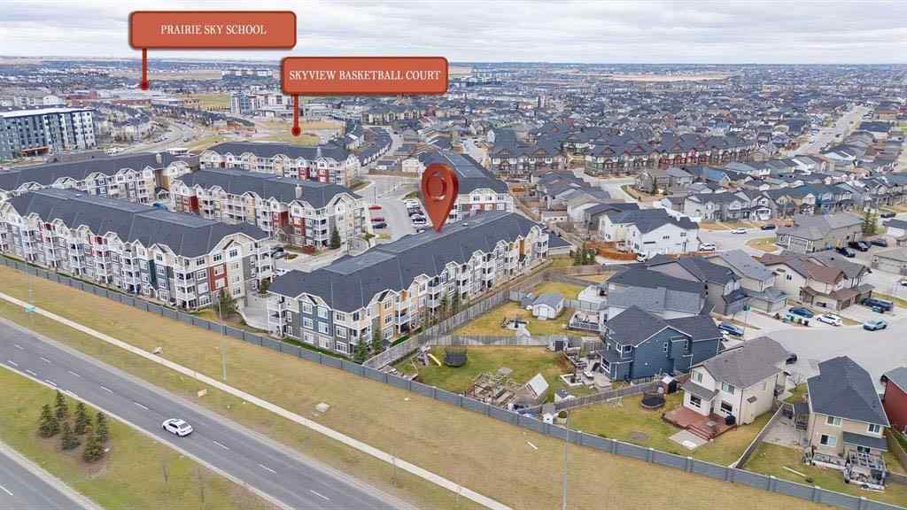 MLS® A2242736 - Unit #5212 155 Skyview Ranch Way NE in Skyview Ranch Calgary, Residential