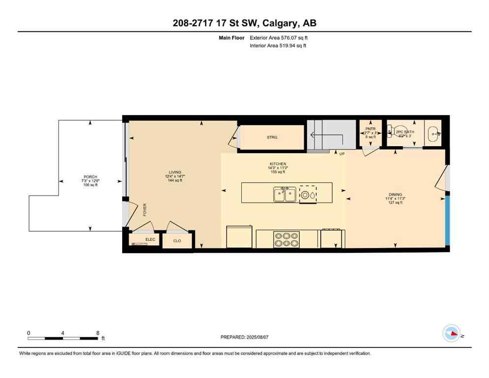 MLS® A2242745 - Unit #208 2717 17 Street SW in South Calgary Calgary, Residential