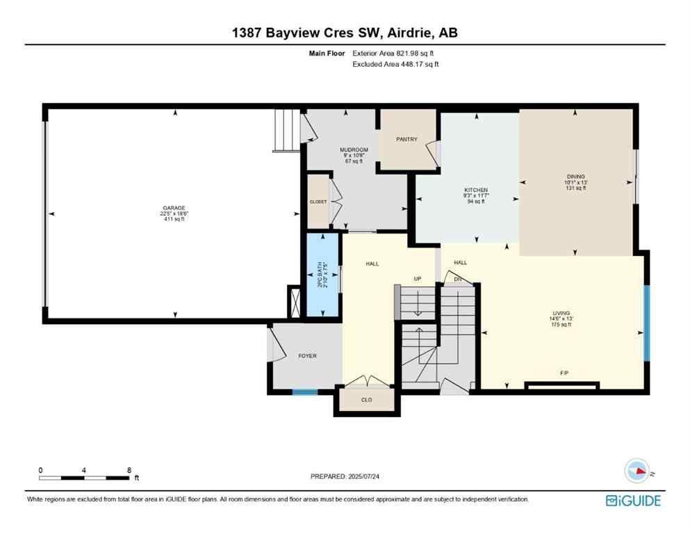 MLS® A2242746 - 1387 Bayview Crescent SW in Bayview Airdrie, Residential