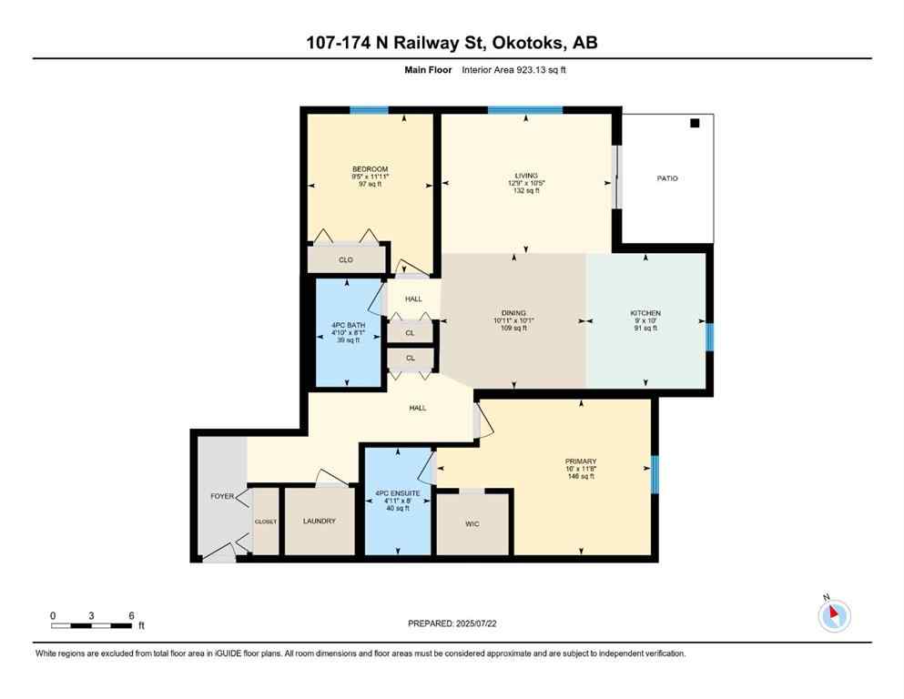 MLS® A2242800 - Unit #107 174 N Railway Street  in Heritage Okotoks Okotoks, Residential