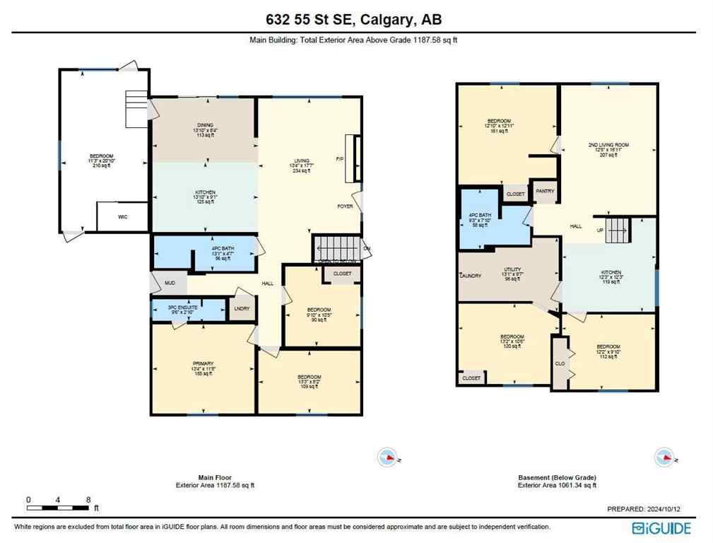 MLS® A2242804 - 632 55 Street SE in Penbrooke Meadows Calgary, Residential