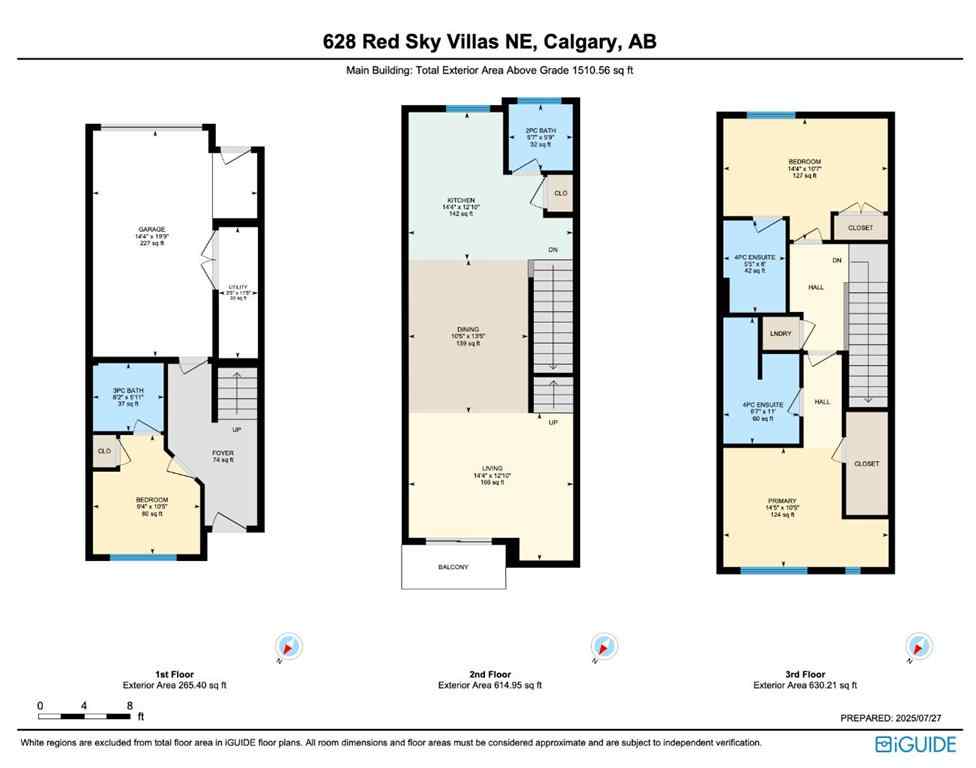 MLS® A2242905 - 628 Red Sky Villas NE in Redstone Calgary, Residential