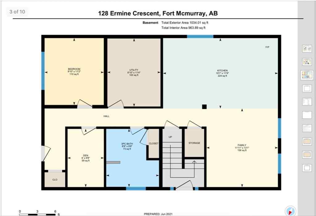 MLS® A2243172 - 128 Ermine Crescent  in Thickwood Fort McMurray, Residential