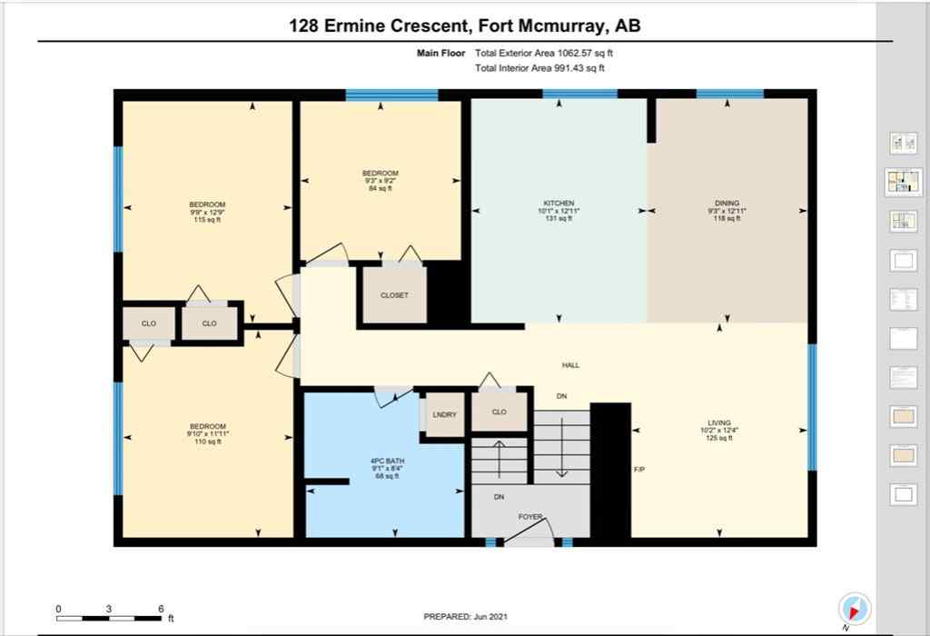 MLS® A2243172 - 128 Ermine Crescent  in Thickwood Fort McMurray, Residential
