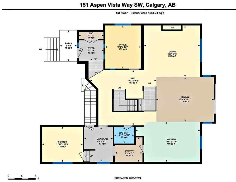 MLS® A2243177 - 151 Aspen Vista Way SW in Aspen Woods Calgary, Residential