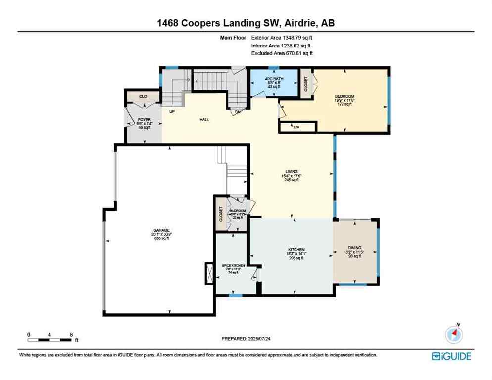 MLS® A2243213 - 1468 Coopers Landing SW in Coopers Crossing Airdrie, Residential