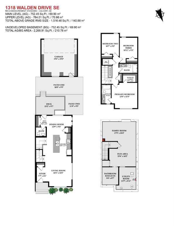 MLS® A2243233 - 1318 Walden Drive SE in Walden Calgary, Residential