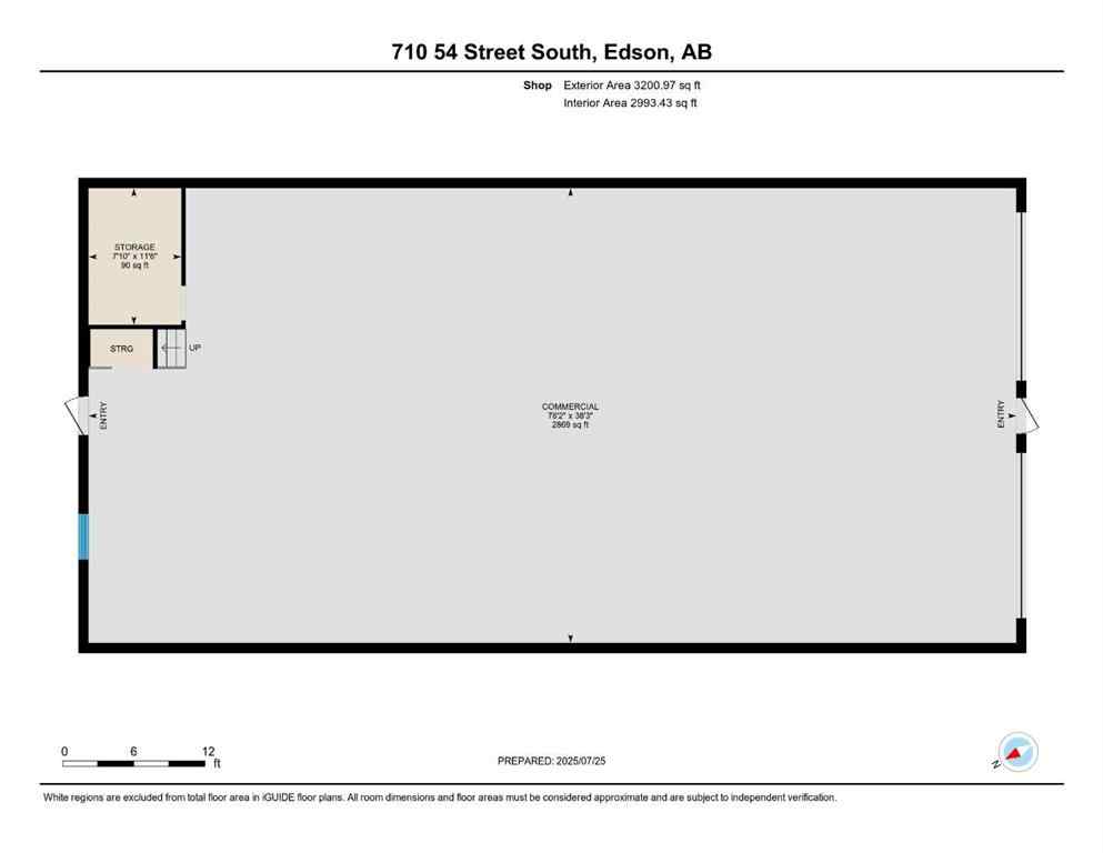 MLS® A2243248 - 710 54 Street S in Edson Edson, Commercial
