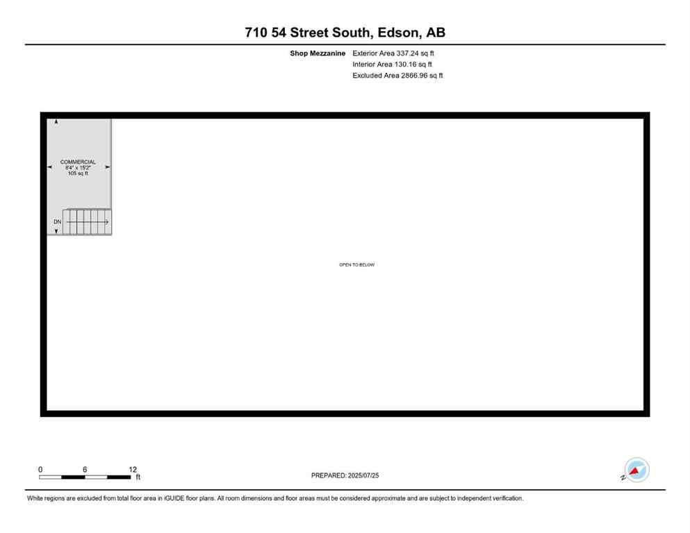 MLS® A2243248 - 710 54 Street S in Edson Edson, Commercial