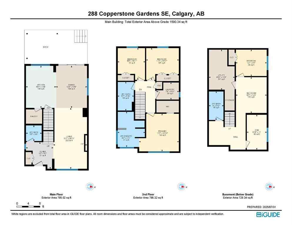 MLS® A2243323 - 288 Copperstone Gardens SE in Copperfield Calgary, Residential
