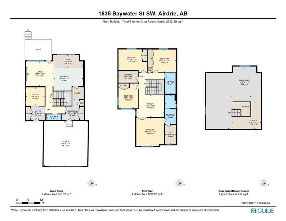 MLS® A2243329 - 1635 Baywater Street SW in Bayside Airdrie, Residential