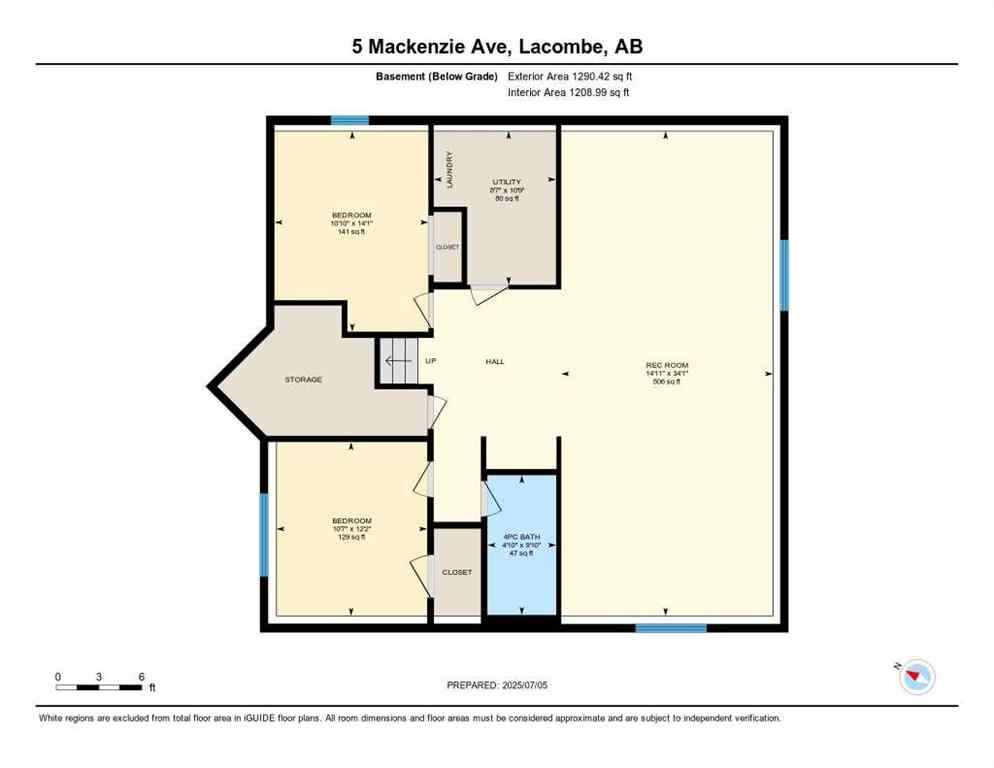 MLS® A2243386 - 5 Mackenzie Avenue  in Mackenzie Ranch Estates Lacombe, Residential