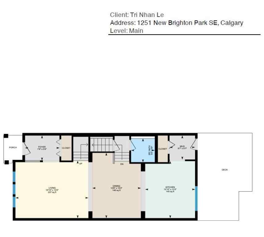 MLS® A2243440 - 1251 New Brighton Park SE in New Brighton Calgary, Residential
