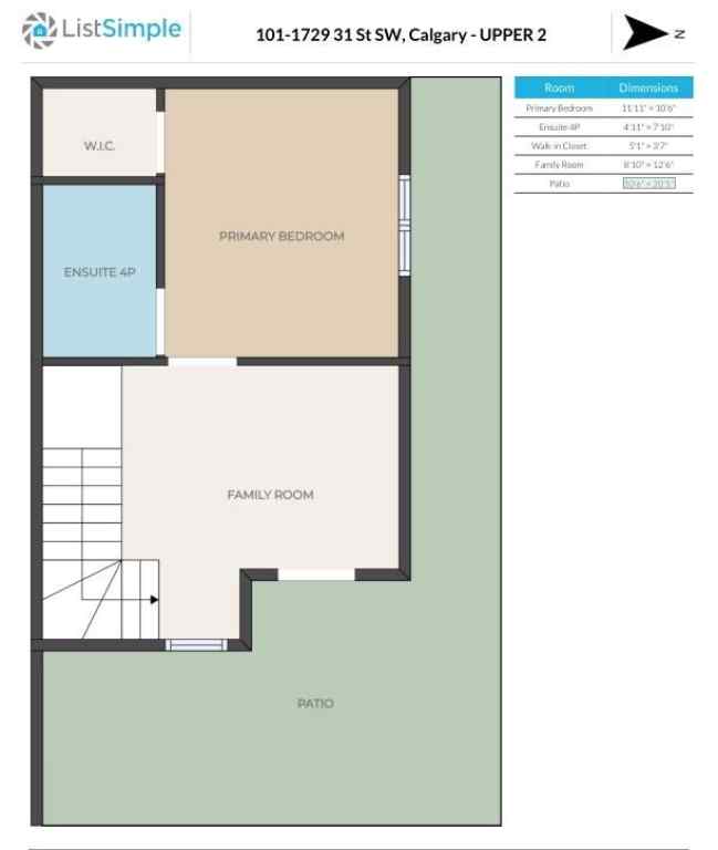 MLS® A2244105 - Unit #101 1729 31 Street SW in Shaganappi Calgary, Residential