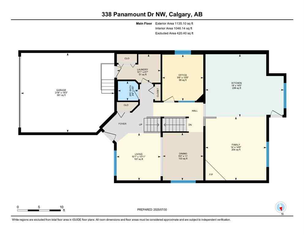 MLS® A2244153 - 338 Panamount Drive NW in Panorama Hills Calgary, Residential