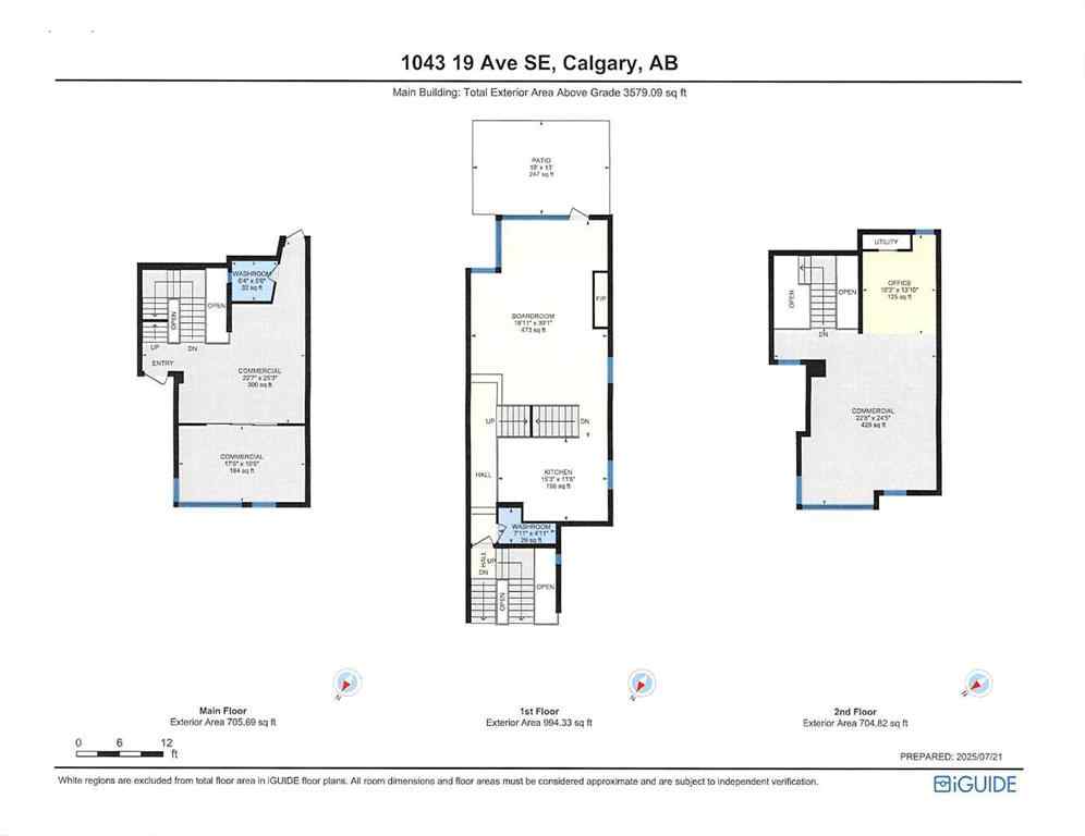 MLS® A2244195 - 1043 19 Avenue SE in Ramsay Calgary, Commercial