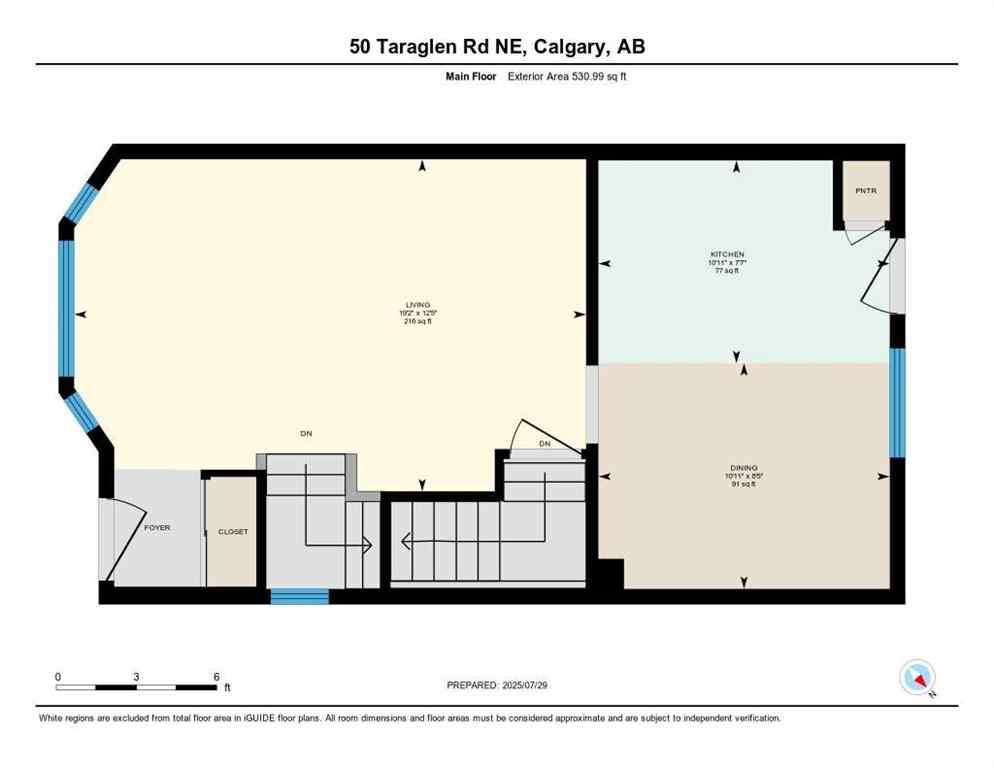 MLS® A2244199 - 50 Taraglen Road NE in Taradale Calgary, Residential