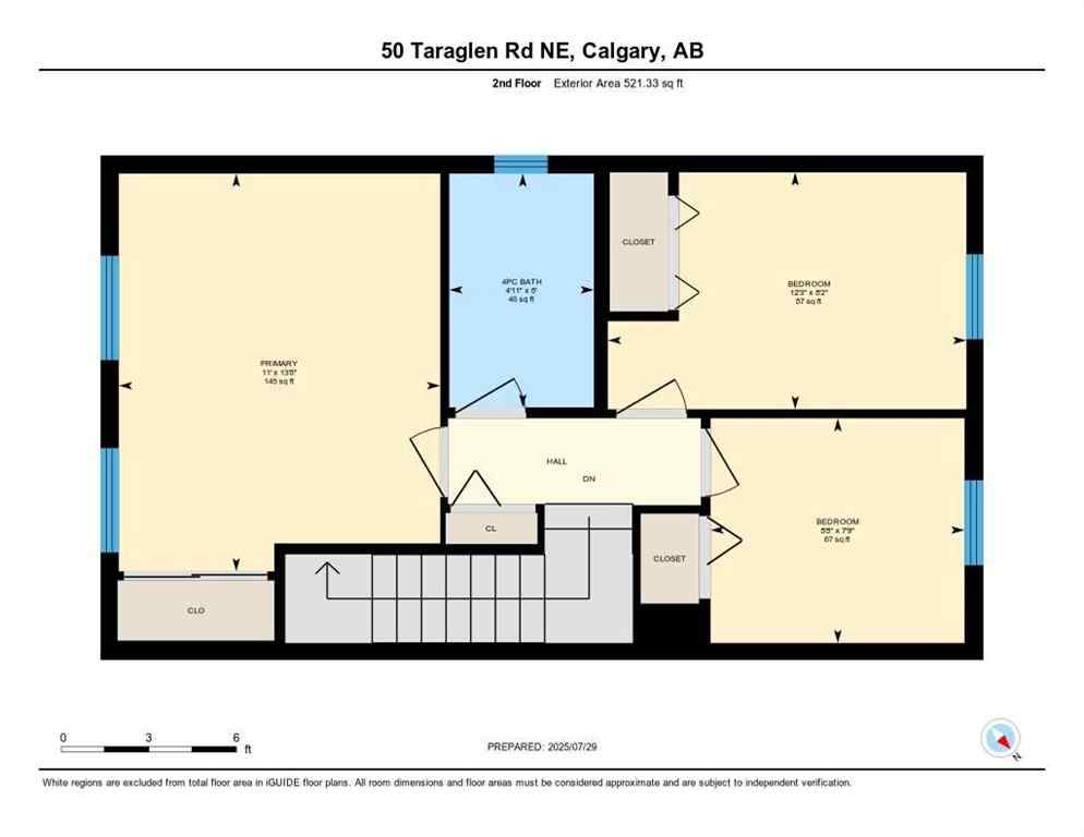 MLS® A2244199 - 50 Taraglen Road NE in Taradale Calgary, Residential