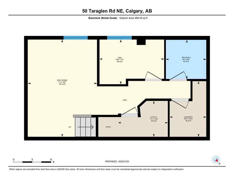 MLS® A2244199 - 50 Taraglen Road NE in Taradale Calgary, Residential