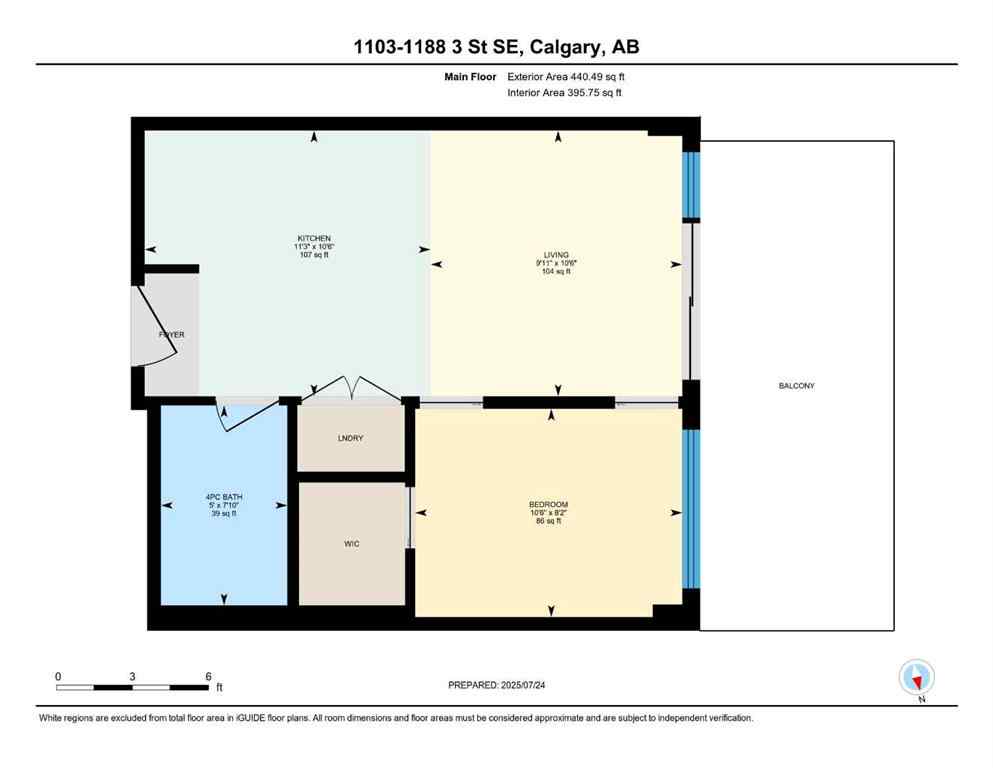 MLS® A2244263 - Unit #1103 1188 3 Street SE in Beltline Calgary, Residential