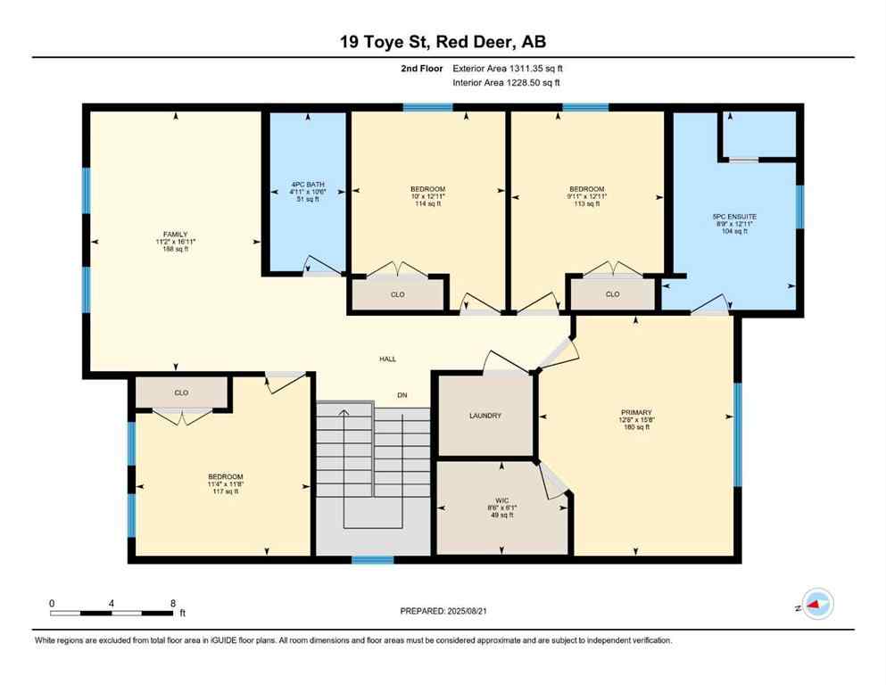 MLS® A2244355 - 19 Toye Street  in Timberlands Red Deer, Residential