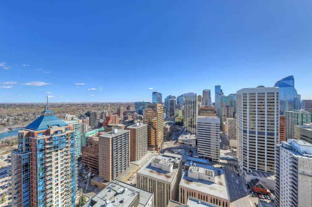 MLS® A2244428 - Unit #3404 930 6 Avenue SW in Downtown Commercial Core Calgary, Residential
