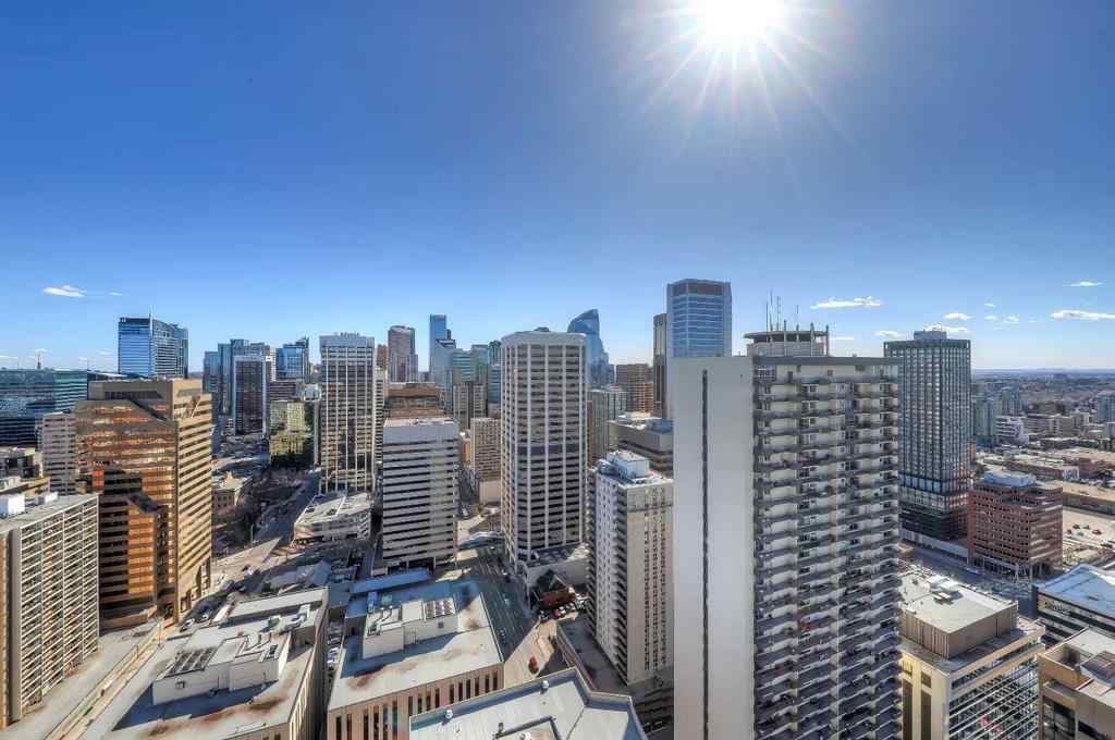 MLS® A2244428 - Unit #3404 930 6 Avenue SW in Downtown Commercial Core Calgary, Residential