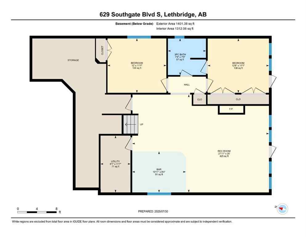 MLS® A2244586 - 629 Southgate Boulevard S in Southgate Lethbridge, Residential