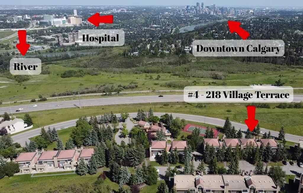 MLS® A2244594 - Unit #4 218 Village Terrace SW in Patterson Calgary, Residential