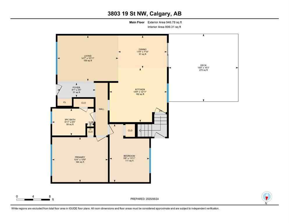 MLS® A2244633 - 3803 19 Street NW in Charleswood Calgary, Residential