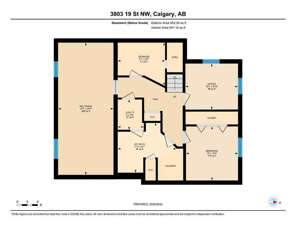 MLS® A2244633 - 3803 19 Street NW in Charleswood Calgary, Residential