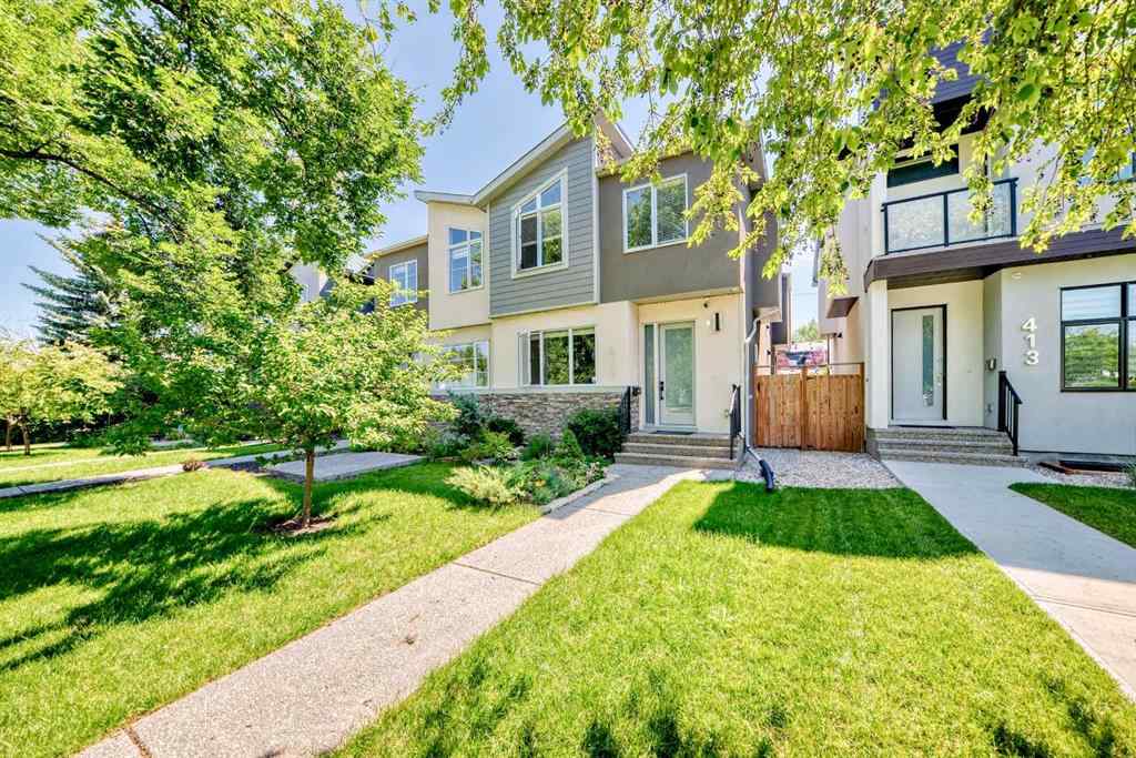 MLS® A2244635 - 411 24 Avenue NW in Mount Pleasant Calgary, Residential