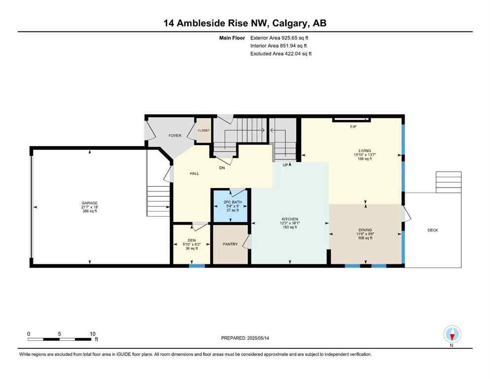 MLS® A2244793 - 14 Ambleside Rise NW in Moraine Calgary, Residential