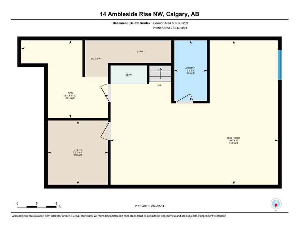 MLS® A2244793 - 14 Ambleside Rise NW in Moraine Calgary, Residential