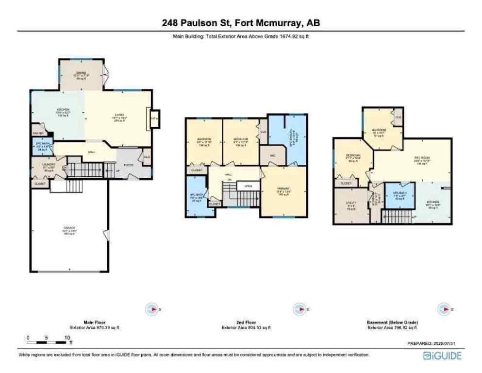 MLS® A2244974 - 248 Paulson Street  in Timberlea Fort McMurray, Residential